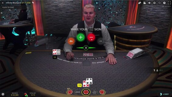 Infinite Blackjack Játék