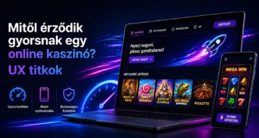 Mitől érződik gyorsnak egy online kaszinó